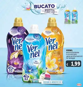 Deco Supermercati Vernel Ammorbidente concentrato varie profumazioni 52 lavaggi offerta