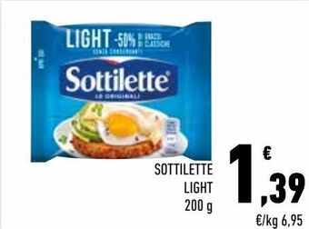 Conad City Sottilette light offerta