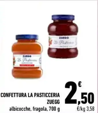 Conad Zuegg Confettura La Pasticceria albicocche, fragola 700 g offerta