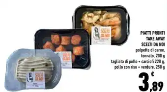 Conad Scelti Da Noi Piatti Pronti Take Away polpette di carne, tonnato 200 g offerta