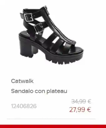 Sandali con plateau
