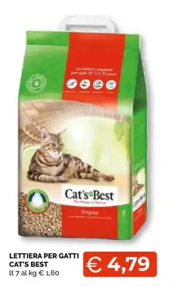 Mercatò Big Cat's Best Lettiera per Gatti lt 7 offerta