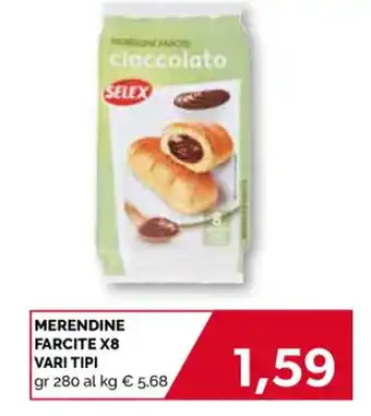 Selex Merendine Farcite X8 vari tipi gr 280