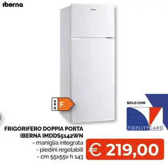 Iberna Frigorifero Doppia Porta IMDDS5142WN