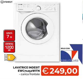 Mercatò Big Indesit Lavatrice EWC71252WITN offerta