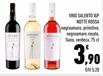 Conad City Vino salento igp notte rossa offerta