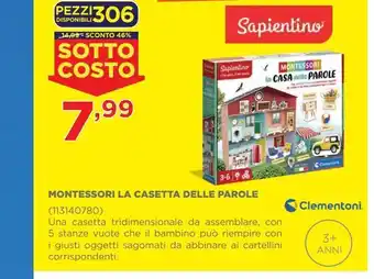 Toys Center Montessori la casetta delle parole offerta