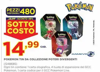 Toys Center Pokemon tin da collezione poteri divergenti offerta