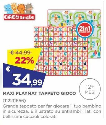 Maxi playmat tappeto gioco