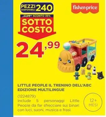Little people il trenino dell'abc edizione multilingue