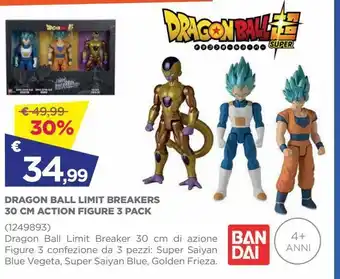Toys Center Dragon ball limit breakers 30 cm action figure 3 pack offerta