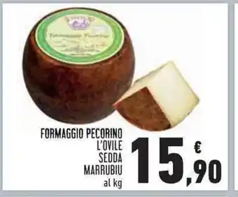 Conad Formiggio Pecorino L'Ovile Sedda Marrubiu al kg offerta
