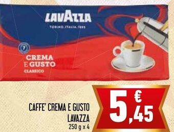 Conad City Caffe' crema e gusto lavazza offerta