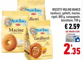 Conad City Biscotti mulino bianco offerta