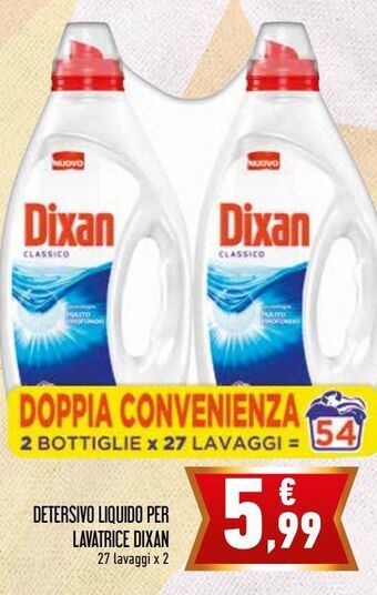 Conad City Detersivo liquido per lavatrice dixan offerta