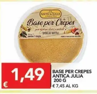 Base per crepes antica julia 200 g