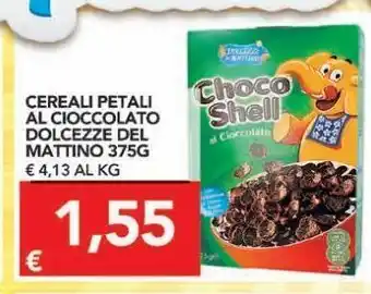 TuoDi Cereali petali al cioccolato dolcezze del mattino 375g offerta