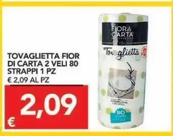 TuoDi Tovaglietta fior di carta 2 veli 80 strappi 1 pz offerta