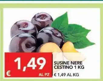 TuoDi Susine nere cestino 1 kg offerta