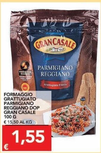 TuoDi Formaggio grattugiato parmigiano reggiano dop gran casale 100 g offerta