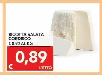 TuoDi Ricotta salata cordisco offerta