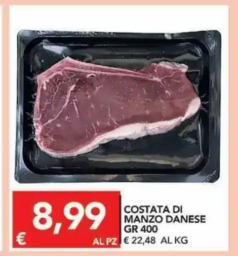 Costata di manzo danese gr 400