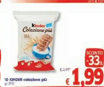 A&O Ferrero Ferrero - Kinder Colazione Più 290 G(ml) offerta