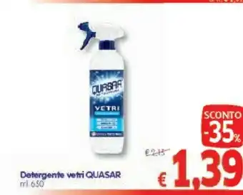 A&O Quasar Detergente Vetri offerta
