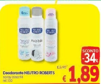 Neutro Roberts Deodorante