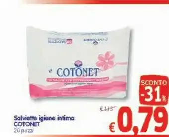 A&O Cotonet Salviette Igiene Intima offerta