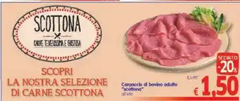 A&O Scottona Carpaccio Di Bovino Adulto offerta