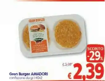 A&O Amadori - Gran Burger 280 G(ml) offerta
