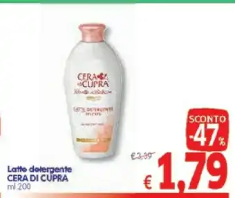A&O Cera Di Cupra Latte Delergente offerta