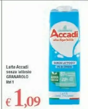 A&O Accadì Latte Granarolo offerta