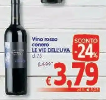 A&O Le Vie Dell'Uva Vino Rosso Conero offerta