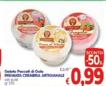 A&O Premiata cremeria artigianale Premiata Cremeria Artigianale - Stracciamenta 330 G(ml) offerta