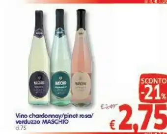 A&O Maschio Vino Chardonnay/Pinot Rosa/ Verduzzo offerta