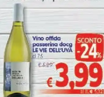 A&O Le Vie Dell'Uva Vino Offida Passerina DOCG offerta
