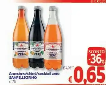 A&O San Pellegrino Aranciata/Chino/Cocktail Zero offerta
