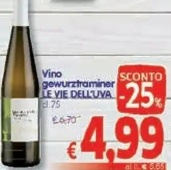 Le Vie Dell'Uva Vino Gewurztraminer