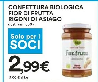 Coop Asiago Marmellata offerta
