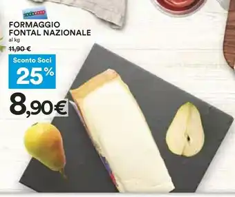 Coop Socioo Formaggio Fontal Nazionale Al K offerta