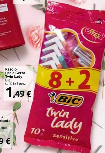 Carrefour Market Bic Rasoio Usa E Getta Twin Lady offerta