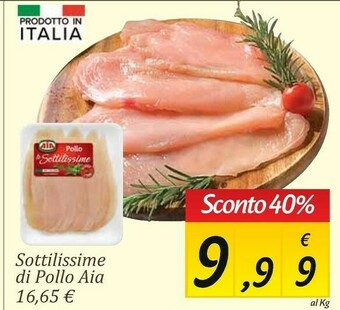 Carrefour Market AIA - Sottilissime Di Filetti Di Pollo Italiano offerta