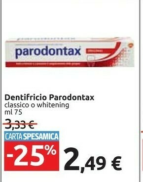 Carrefour Market Parodontax Dentifricio offerta