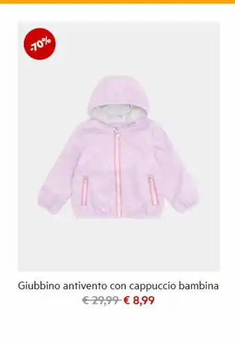 Blukids Giubbino antivento bambina offerta