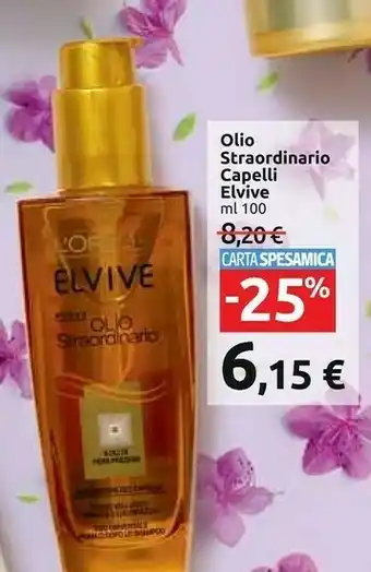 Carrefour Market L'Oreal L’Oréal Paris Elvive 3600523764020 Olio Per Capelli Donna 100 Ml offerta