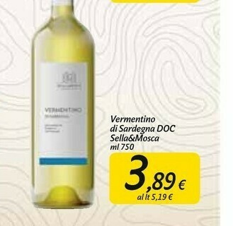 Carrefour Market Sellamosca - Vermentino Di Sardegna Doc 750 G(ml) offerta