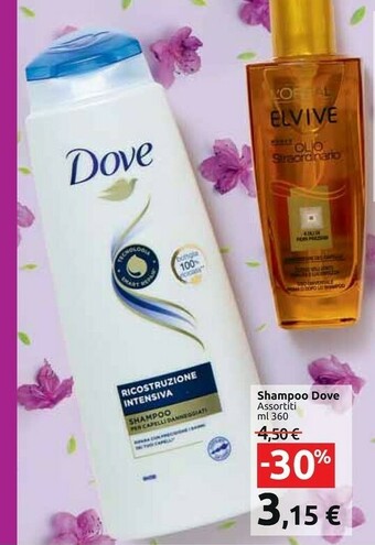 Carrefour Market Dove Shampoo offerta