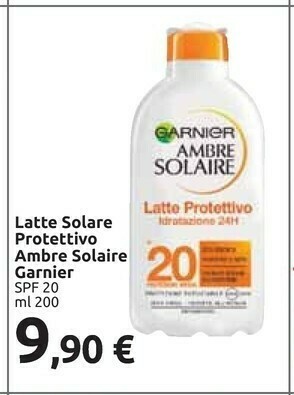 Carrefour Market Garnier Latte Solare Protettivo Ambre Solaire offerta